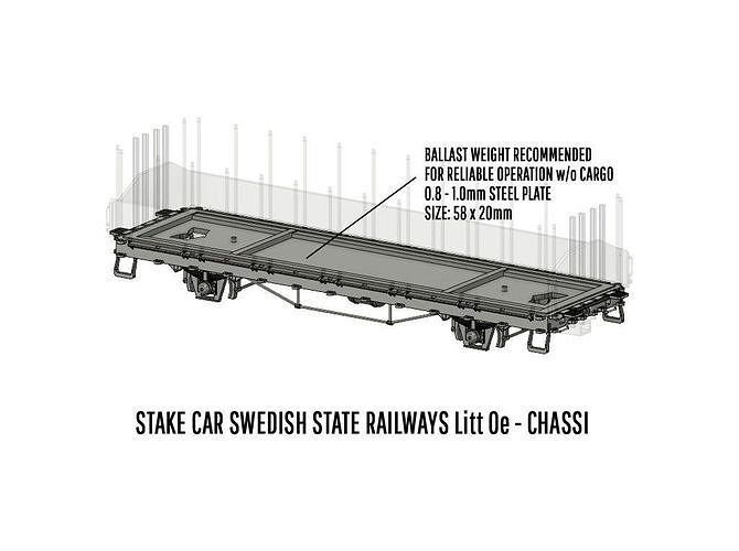 ROLLS-0027 Swedish SJ Litt Oe Stake Car H0-scale 3D print model 5