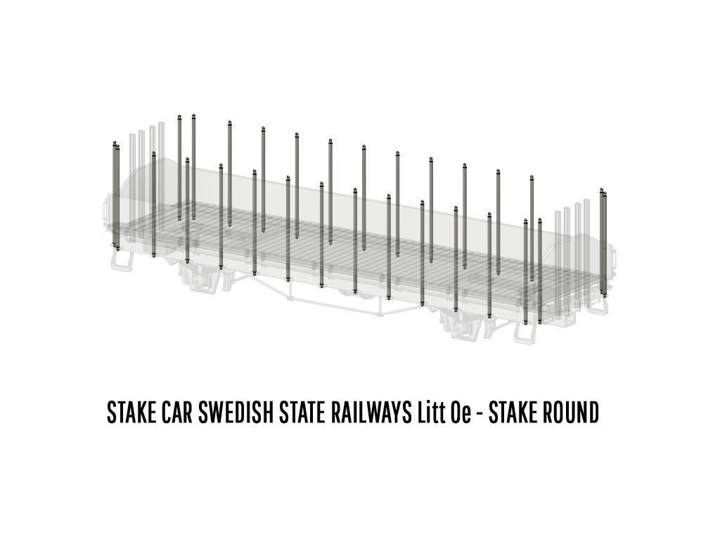 ROLLS-0027 Swedish SJ Litt Oe Stake Car H0-scale 3D print model_14