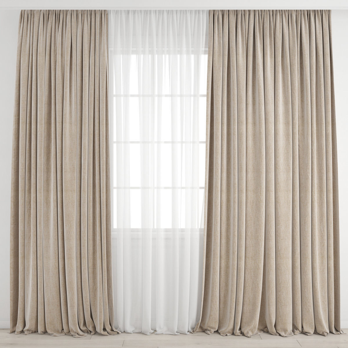 curtain 492 3D model_6