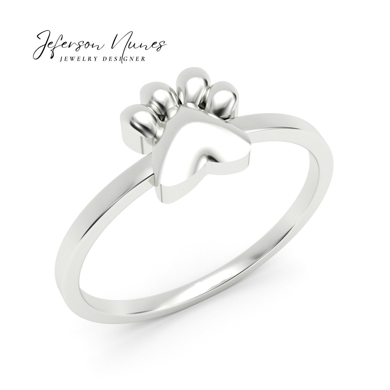 Anel Patinha A1021 3D print model_1