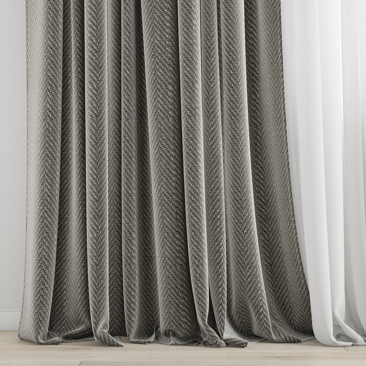 curtain 494 3D model_1