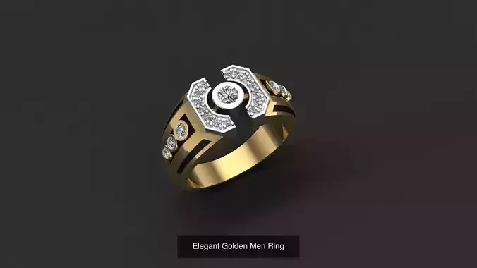 Elegant 5 Golden Rings for Men Collection  