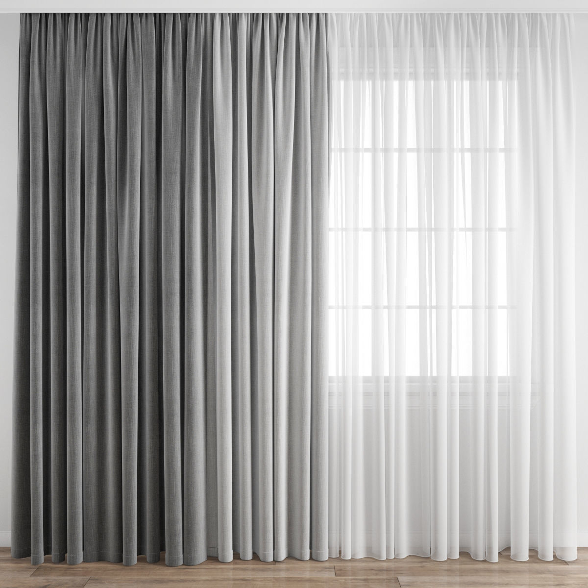 Curtain 495 3D model_6