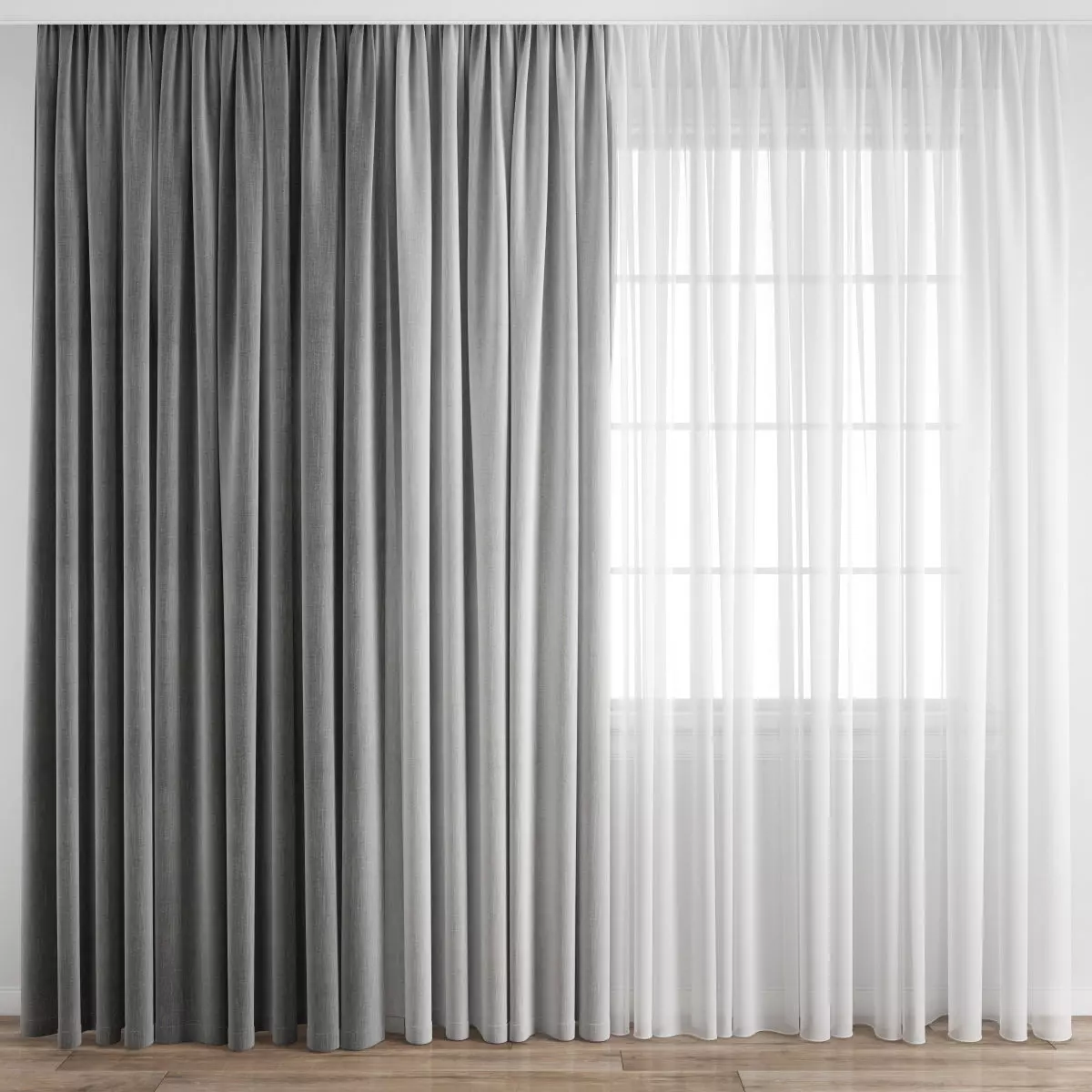 Curtain 495 3D model_0