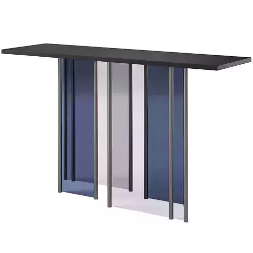 Blurred Console Table by Fendi casa 3D model