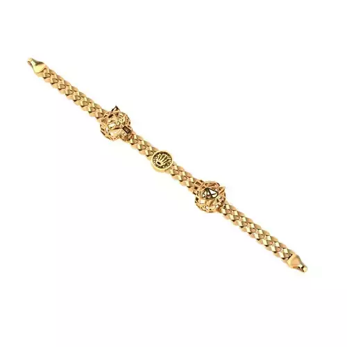 Direct casting tiger chain bracelet 3D model