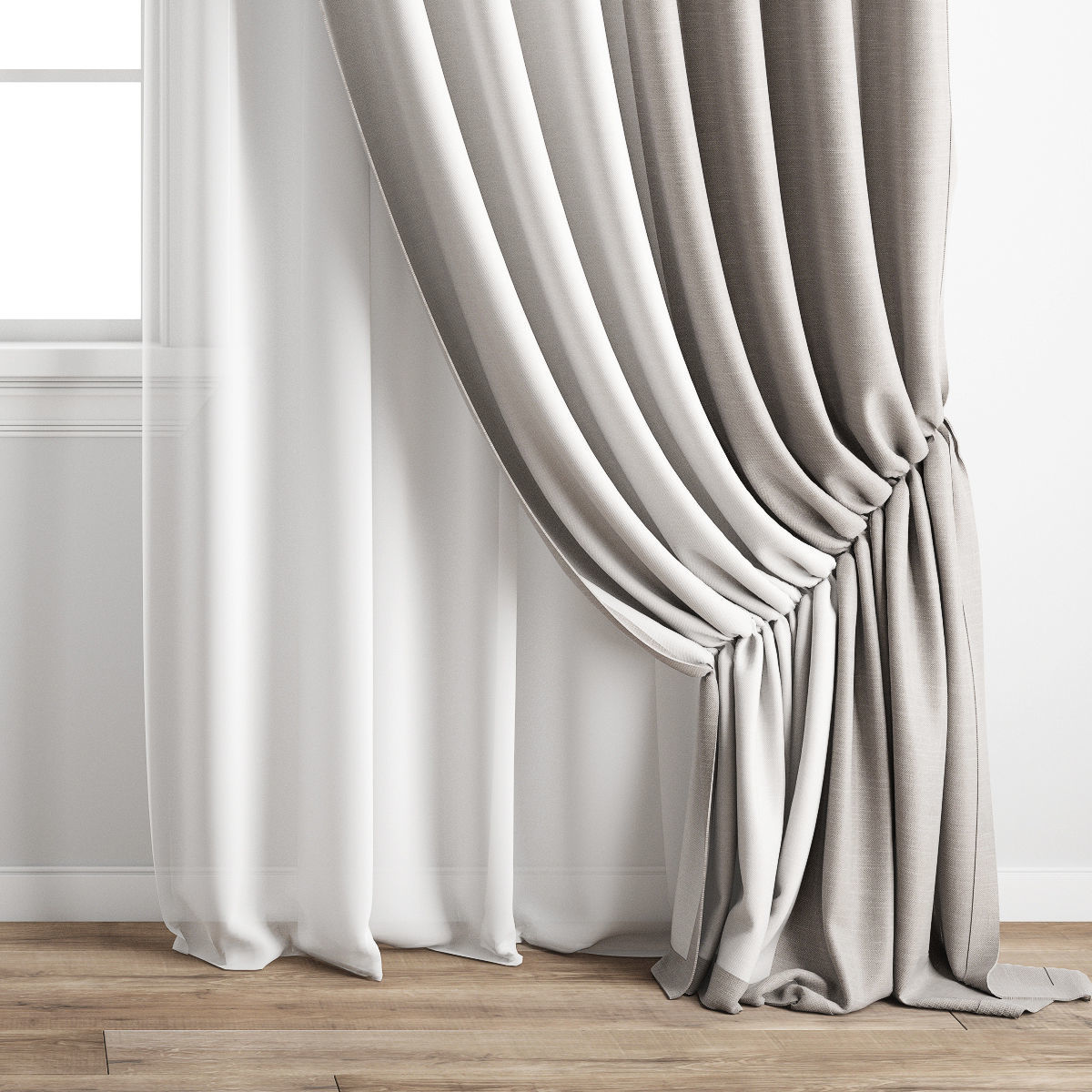 Curtain 497 3D model_5