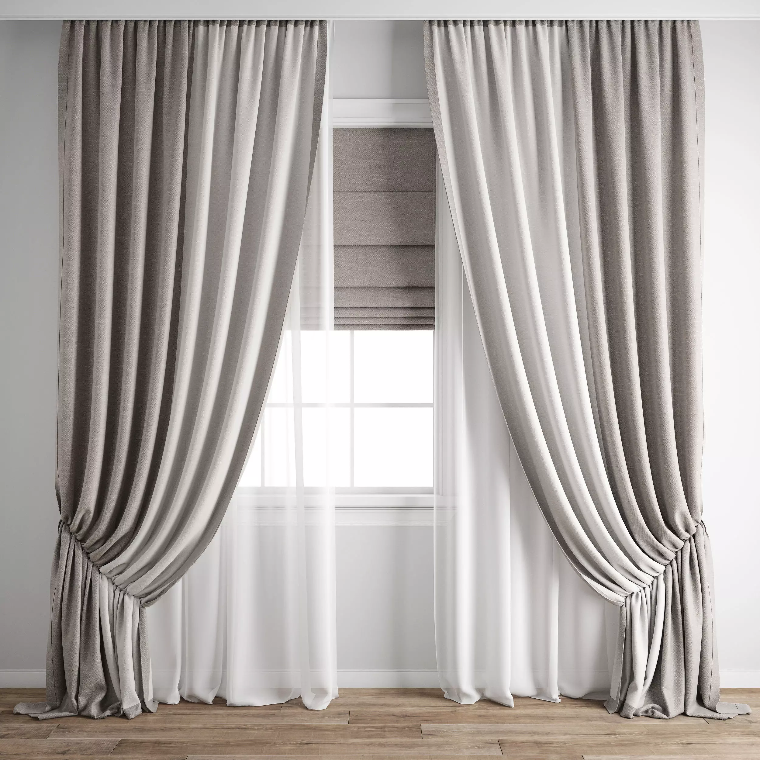 Curtain 497 3D model_0