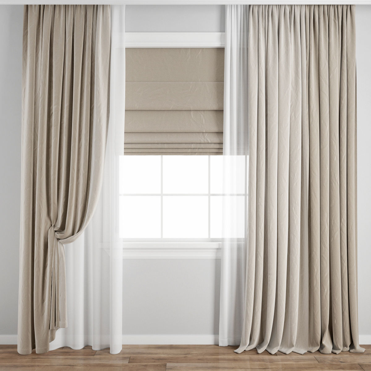Curtain 498 3D model_6