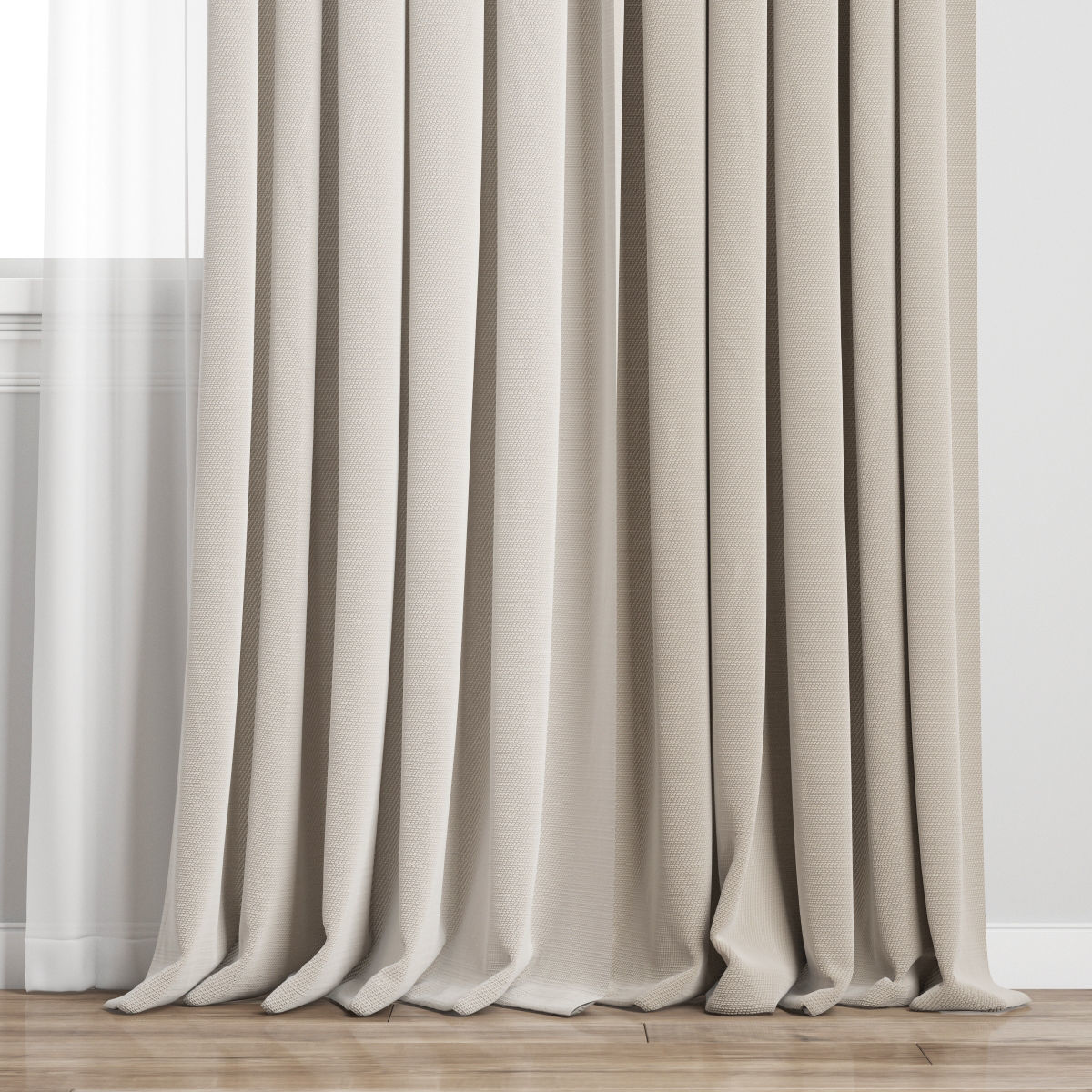 Curtain 498 3D model_4