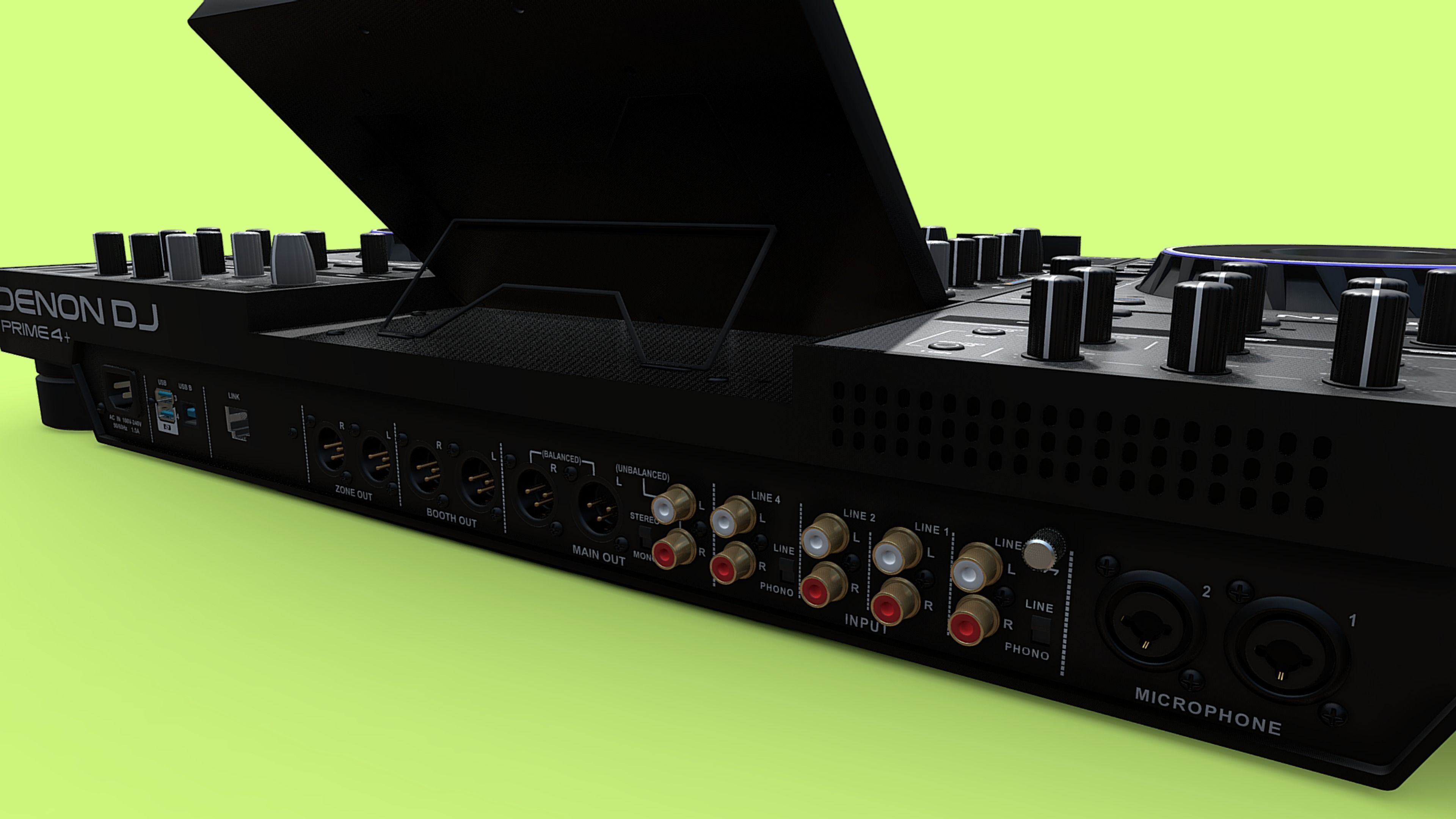 DENON DJ PRIME 4 3D model_5