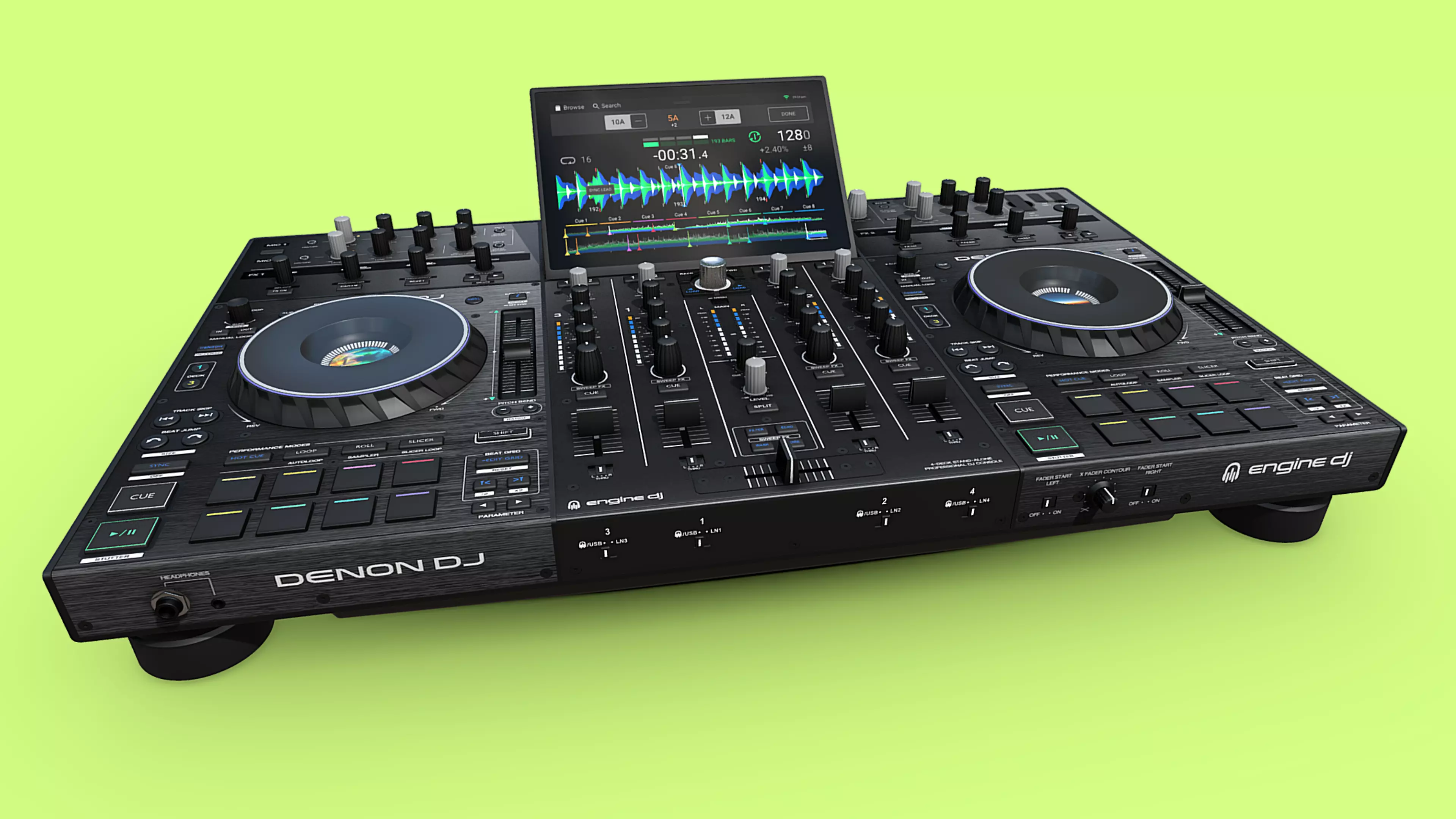 DENON DJ PRIME 4 3D model_0