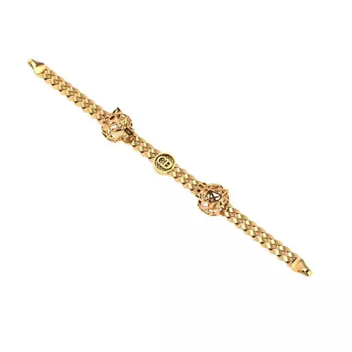 Direct casting tiger chain bracelet 3D model