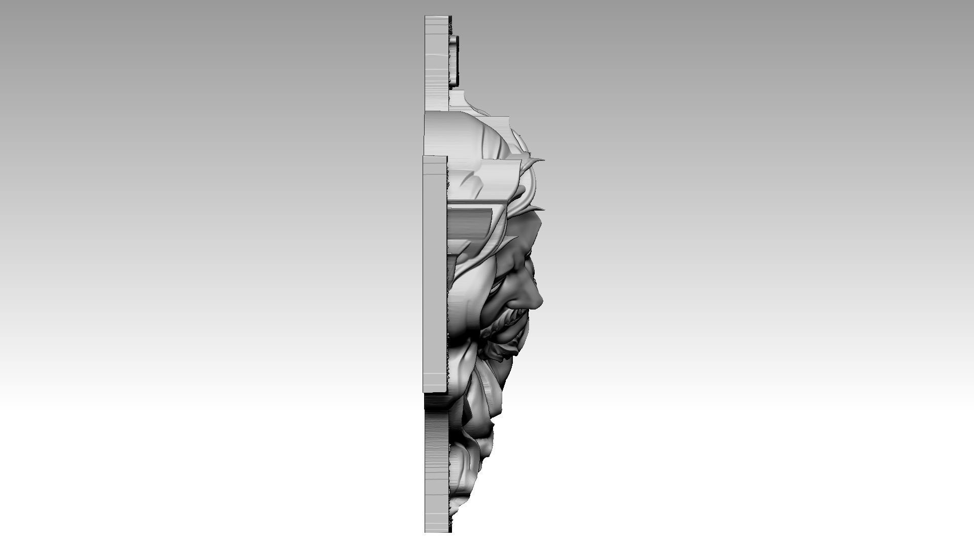 Honoring the Crucifixion of Jesus reliefs  3D print model_3