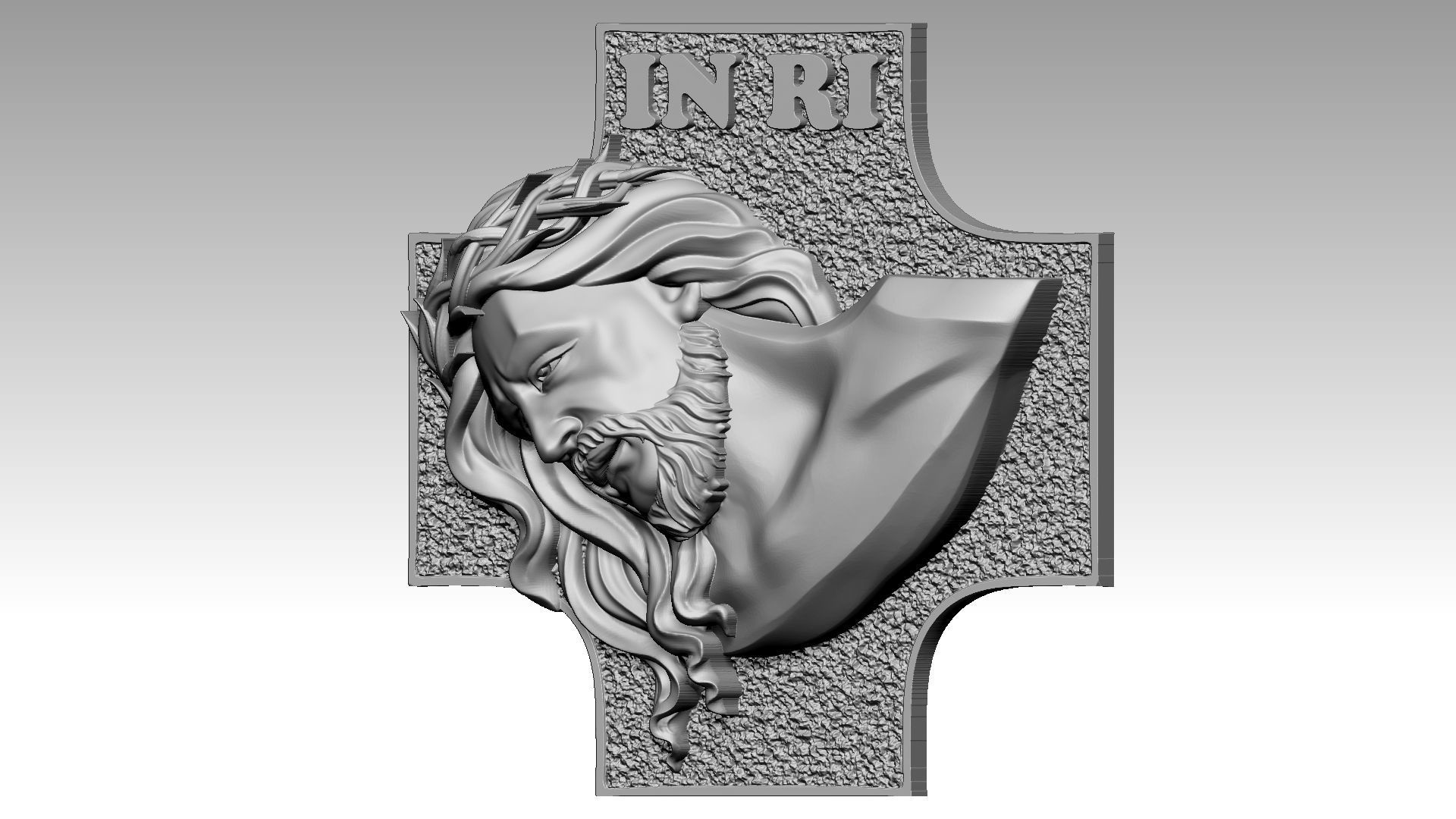 Honoring the Crucifixion of Jesus reliefs  3D print model_4