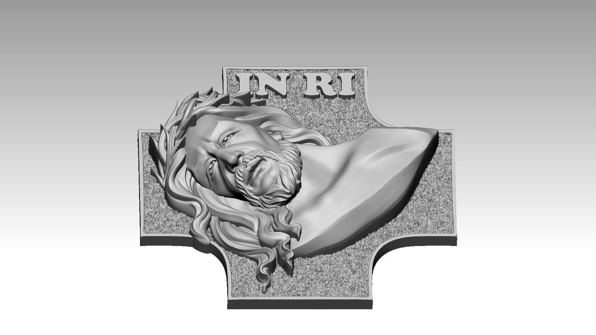Honoring the Crucifixion of Jesus reliefs  3D print model_7