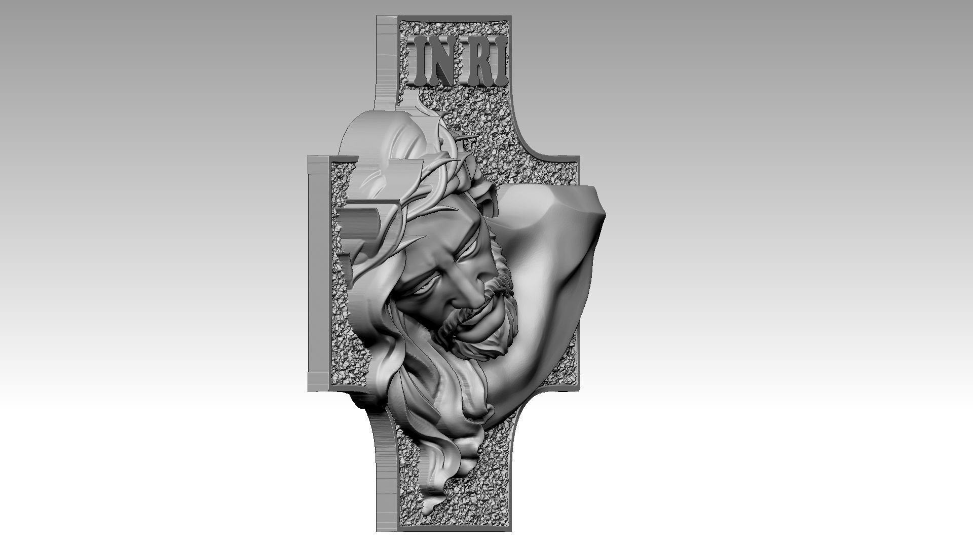 Honoring the Crucifixion of Jesus reliefs  3D print model_2