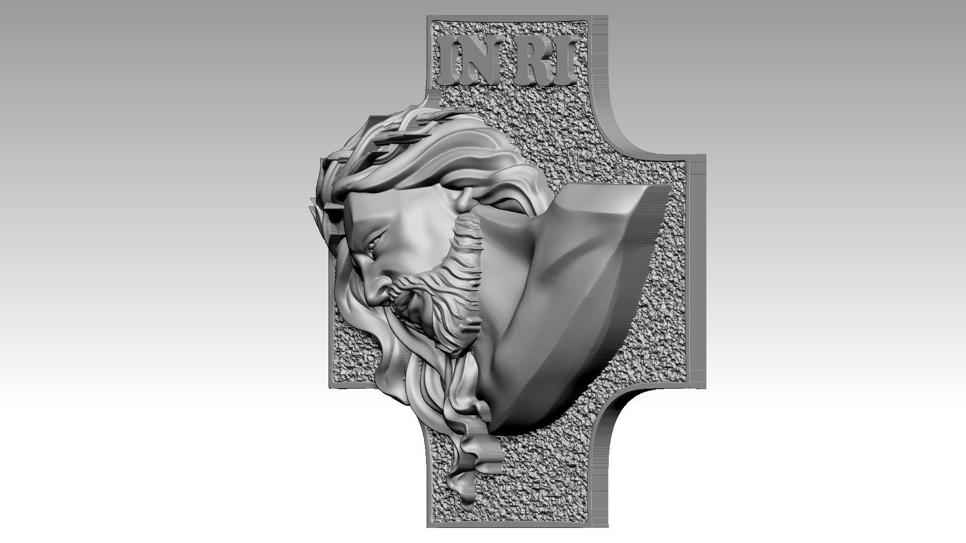 Honoring the Crucifixion of Jesus reliefs  3D print model_5