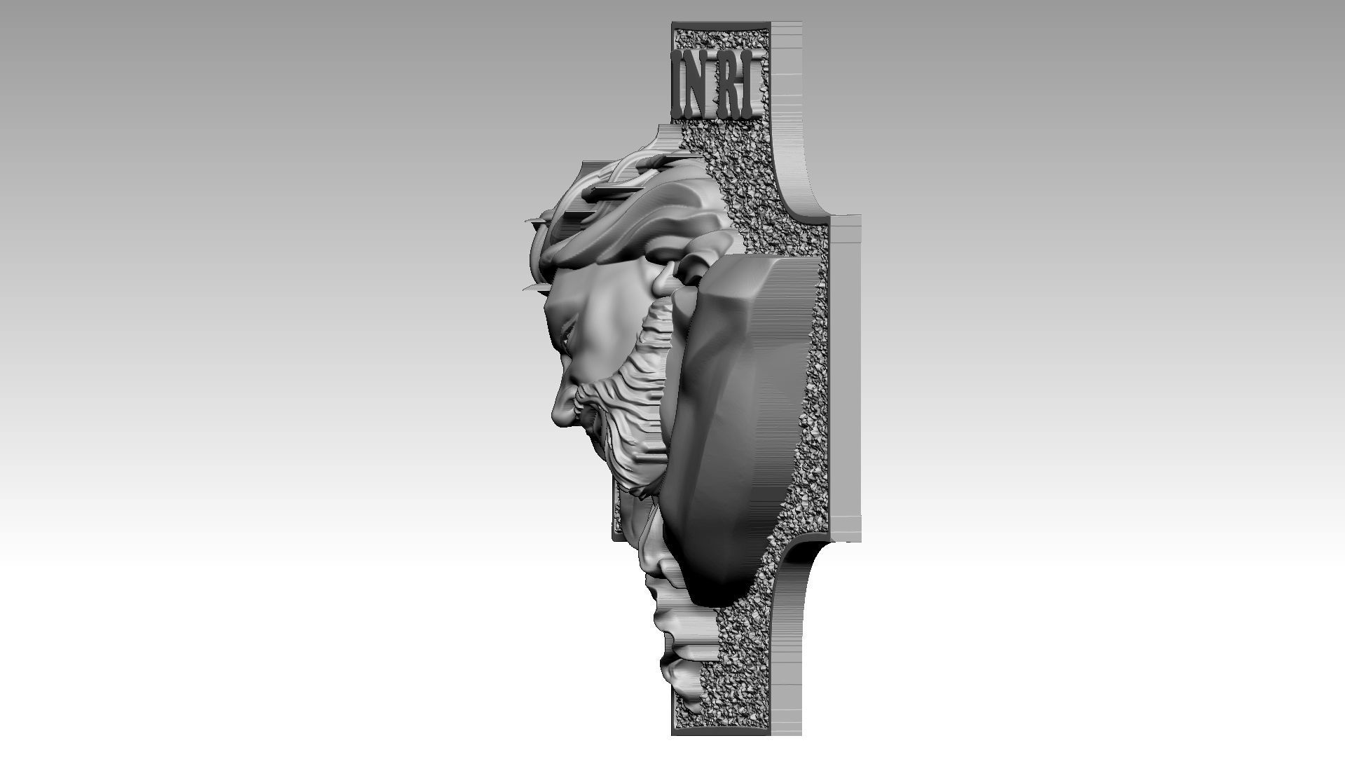 Honoring the Crucifixion of Jesus reliefs  3D print model_6