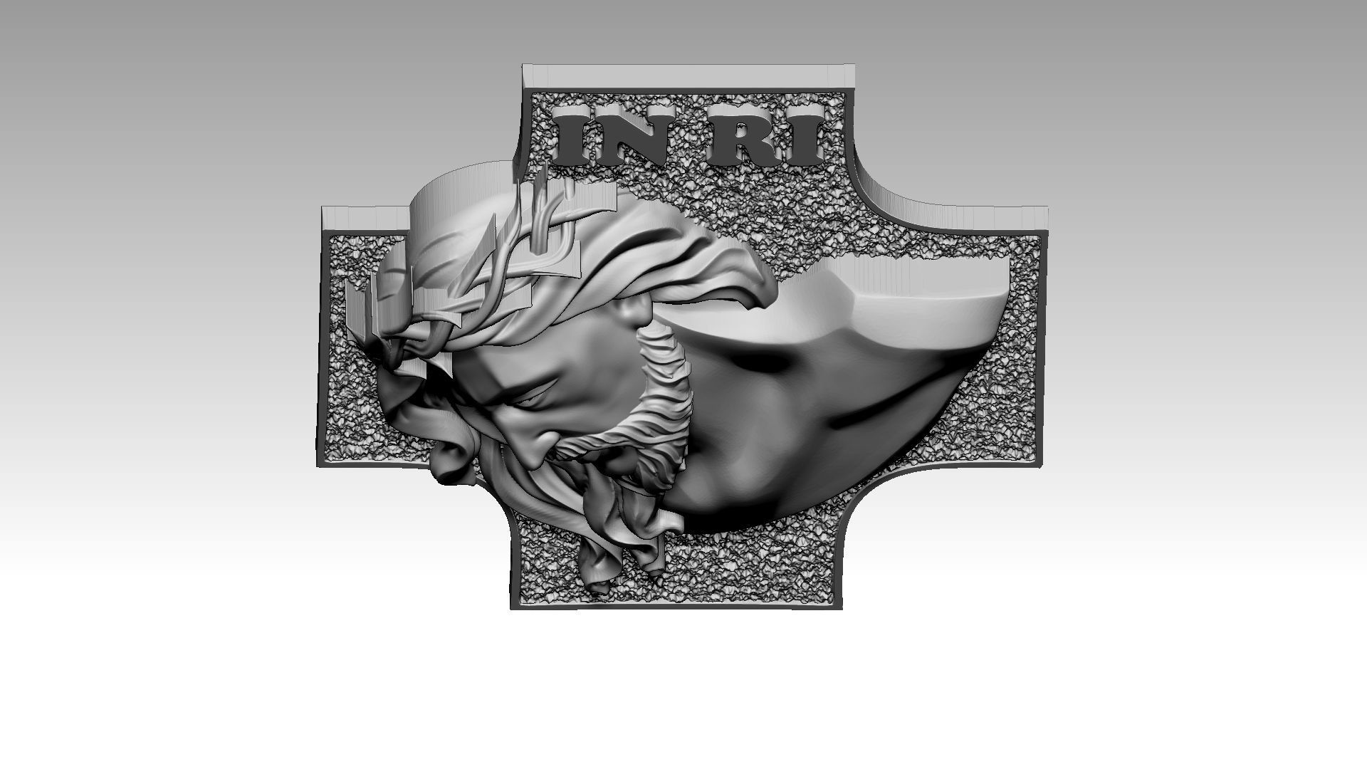 Honoring the Crucifixion of Jesus reliefs  3D print model_8