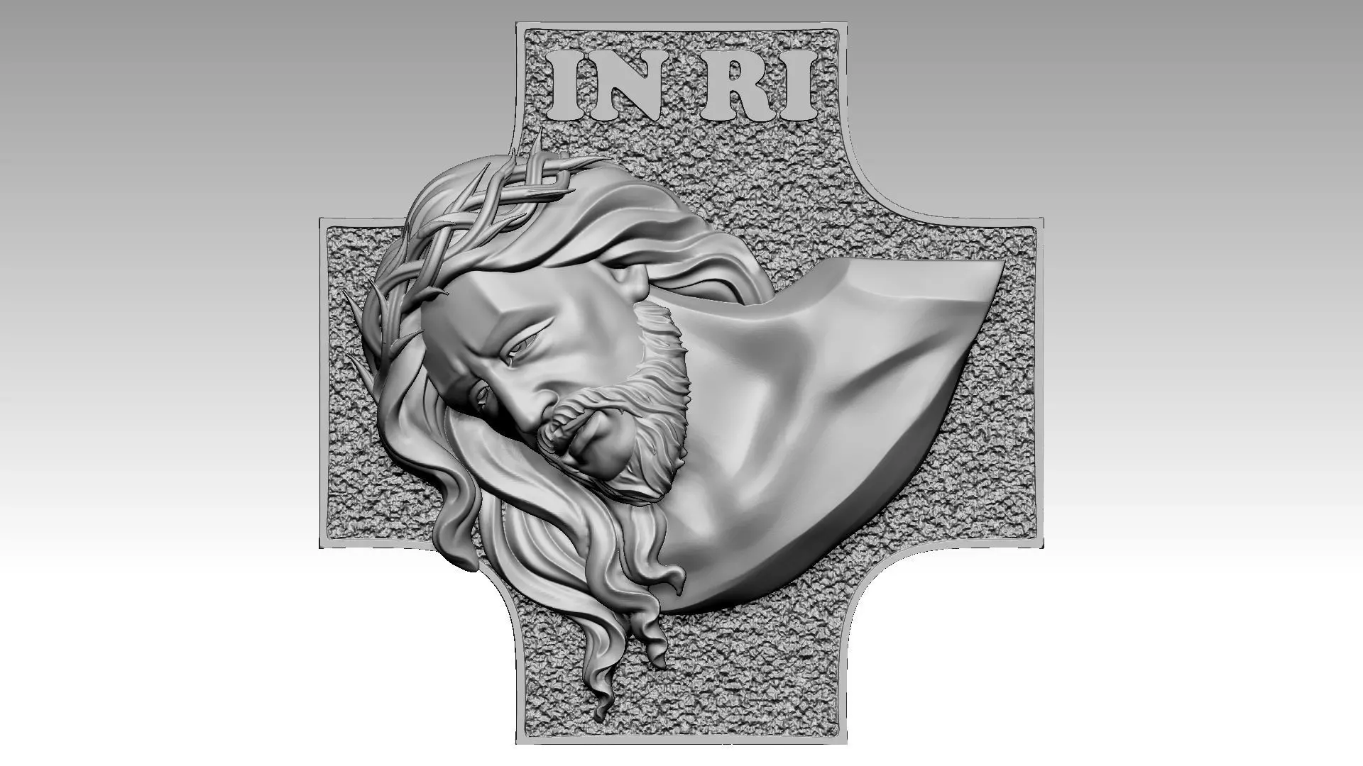 Honoring the Crucifixion of Jesus reliefs  3D print model_0