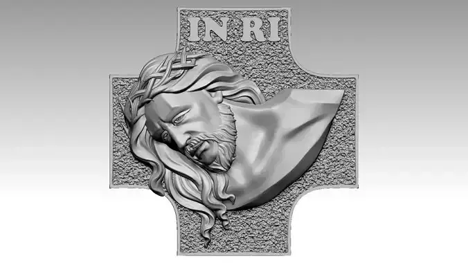 Honoring the Crucifixion of Jesus reliefs  3D print model