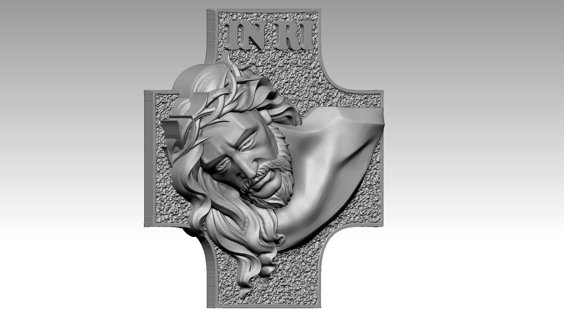 Honoring the Crucifixion of Jesus reliefs  3D print model_1