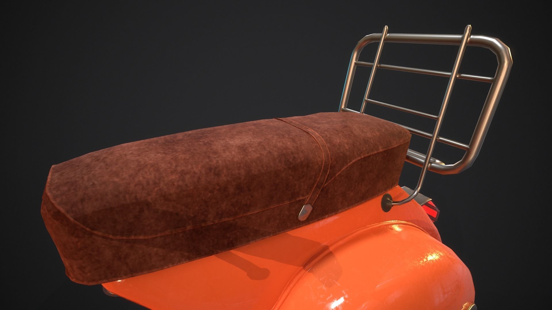 Vespa PX 150 Low-poly 3D model_7