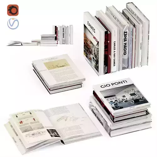 Set of books 6 books and open version