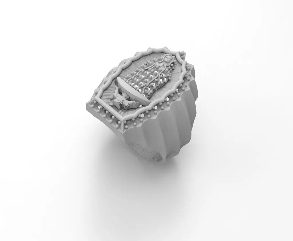 ANILLO VIRGEN GUADALUPE 3D print model