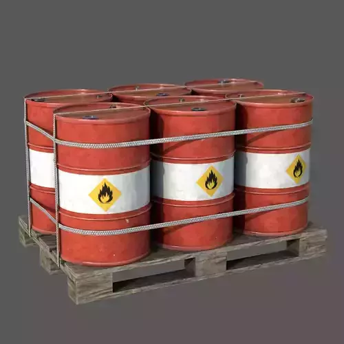 Barrels on a Pallet