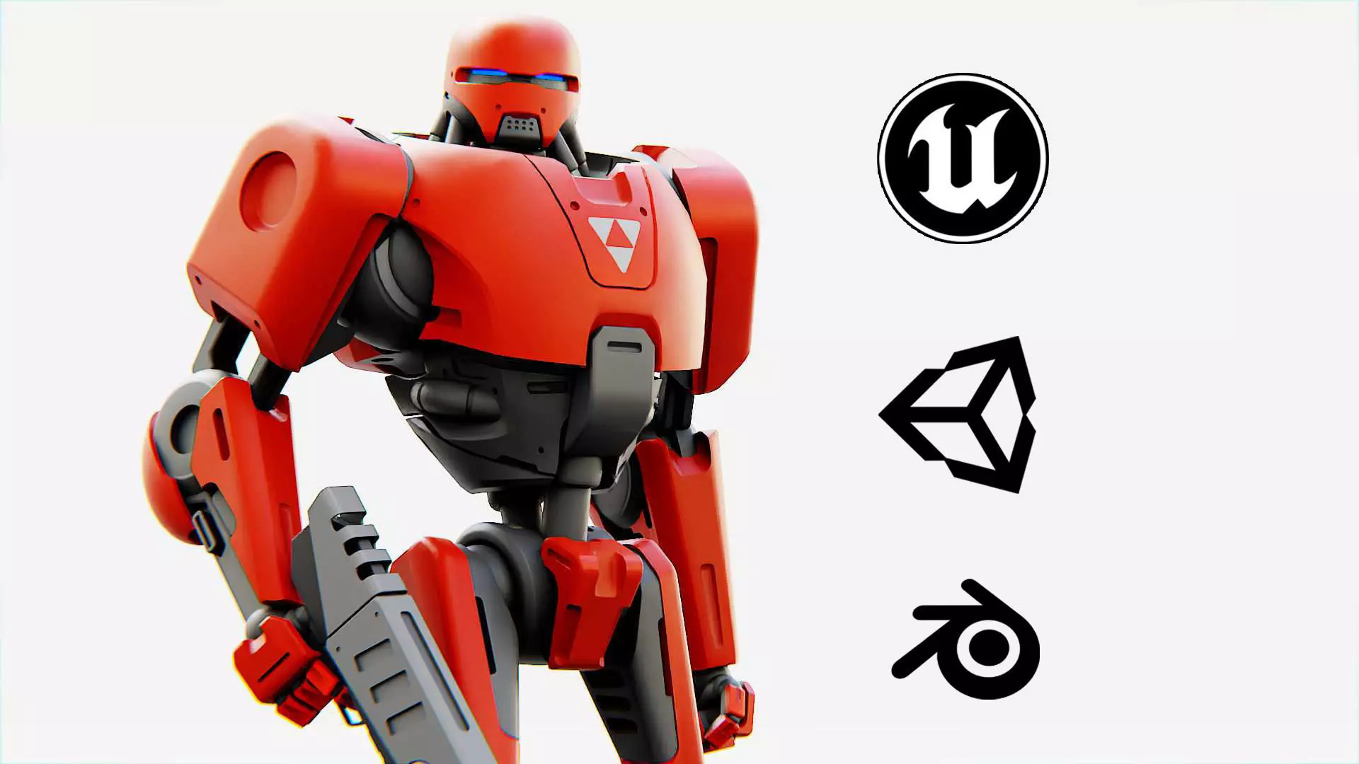 BATTLE DROID ARES Rigged for Unreal Engine - Unity - MIXAMO  3D model_0