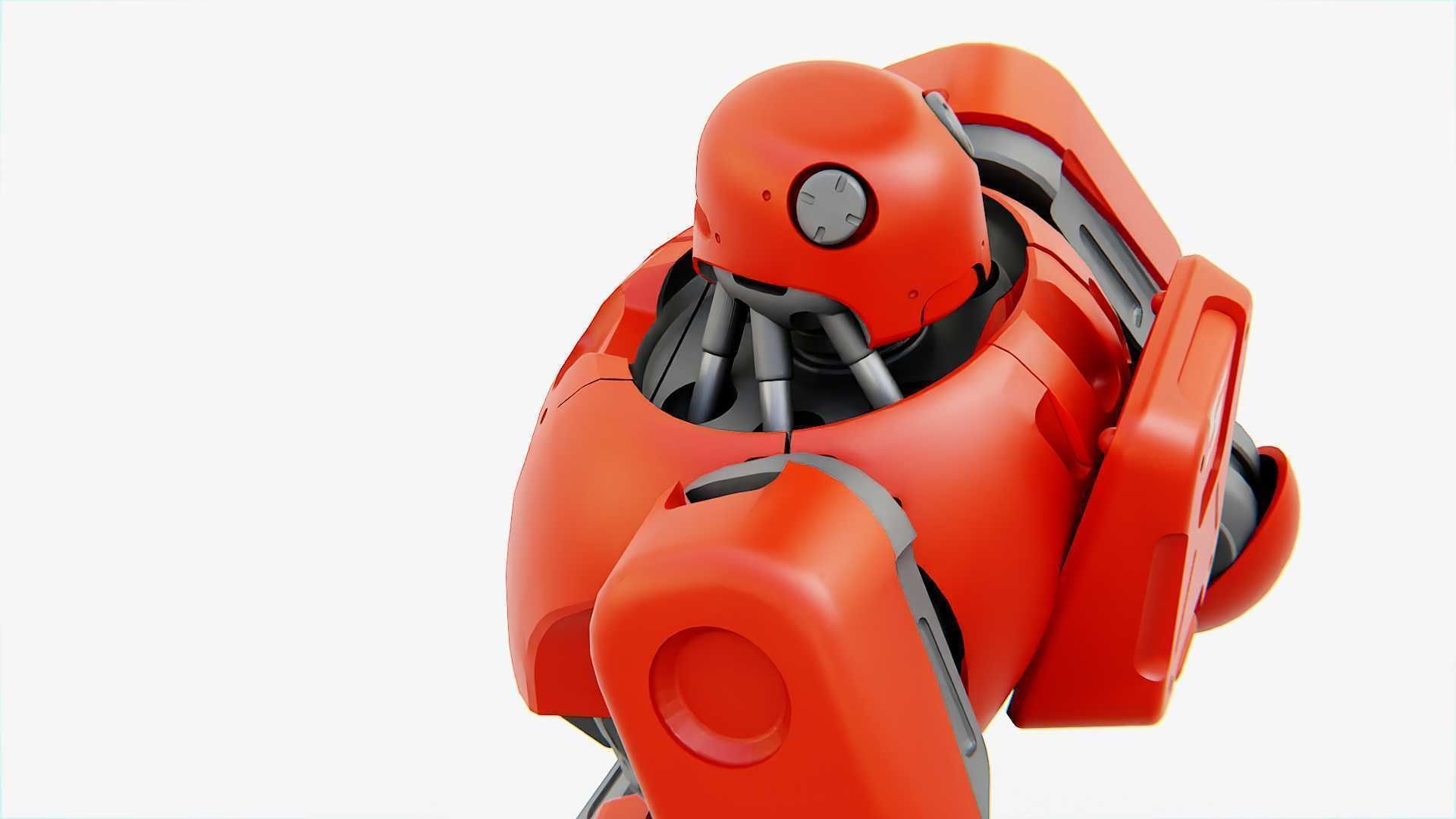 BATTLE DROID ARES Rigged for Unreal Engine - Unity - MIXAMO  3D model_19