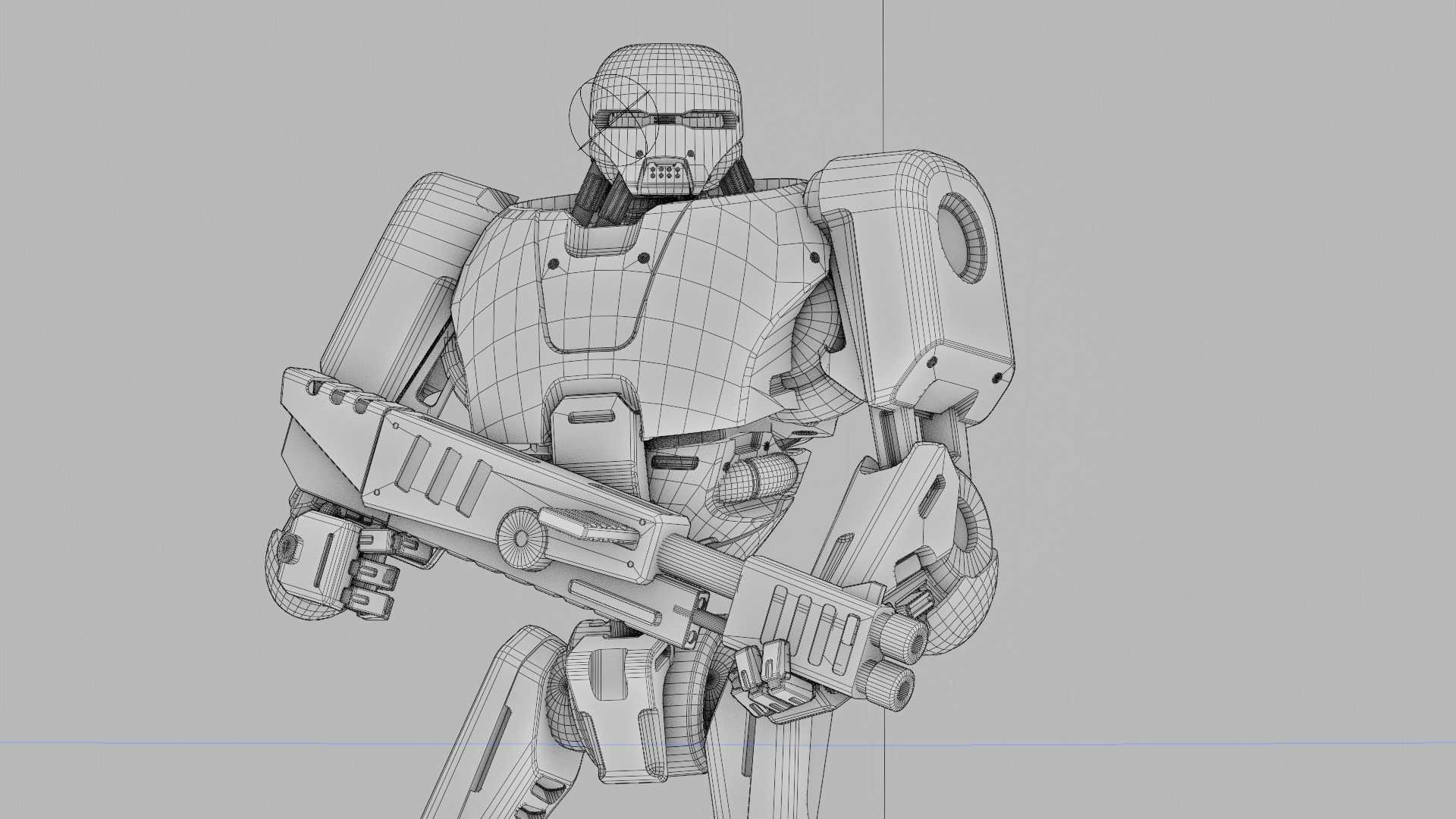 BATTLE DROID ARES Rigged for Unreal Engine - Unity - MIXAMO  3D model_41