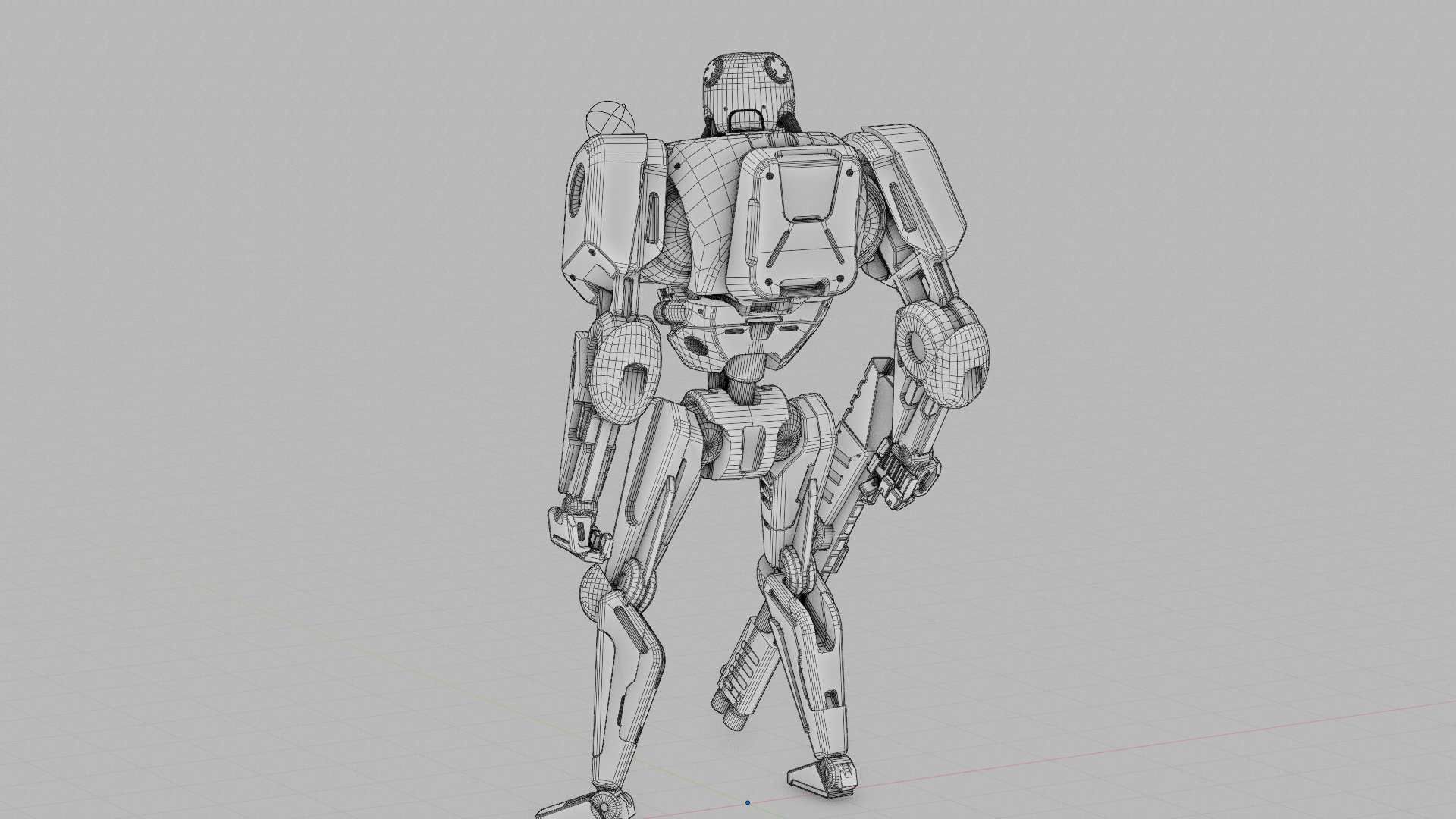 BATTLE DROID ARES Rigged for Unreal Engine - Unity - MIXAMO  3D model_40