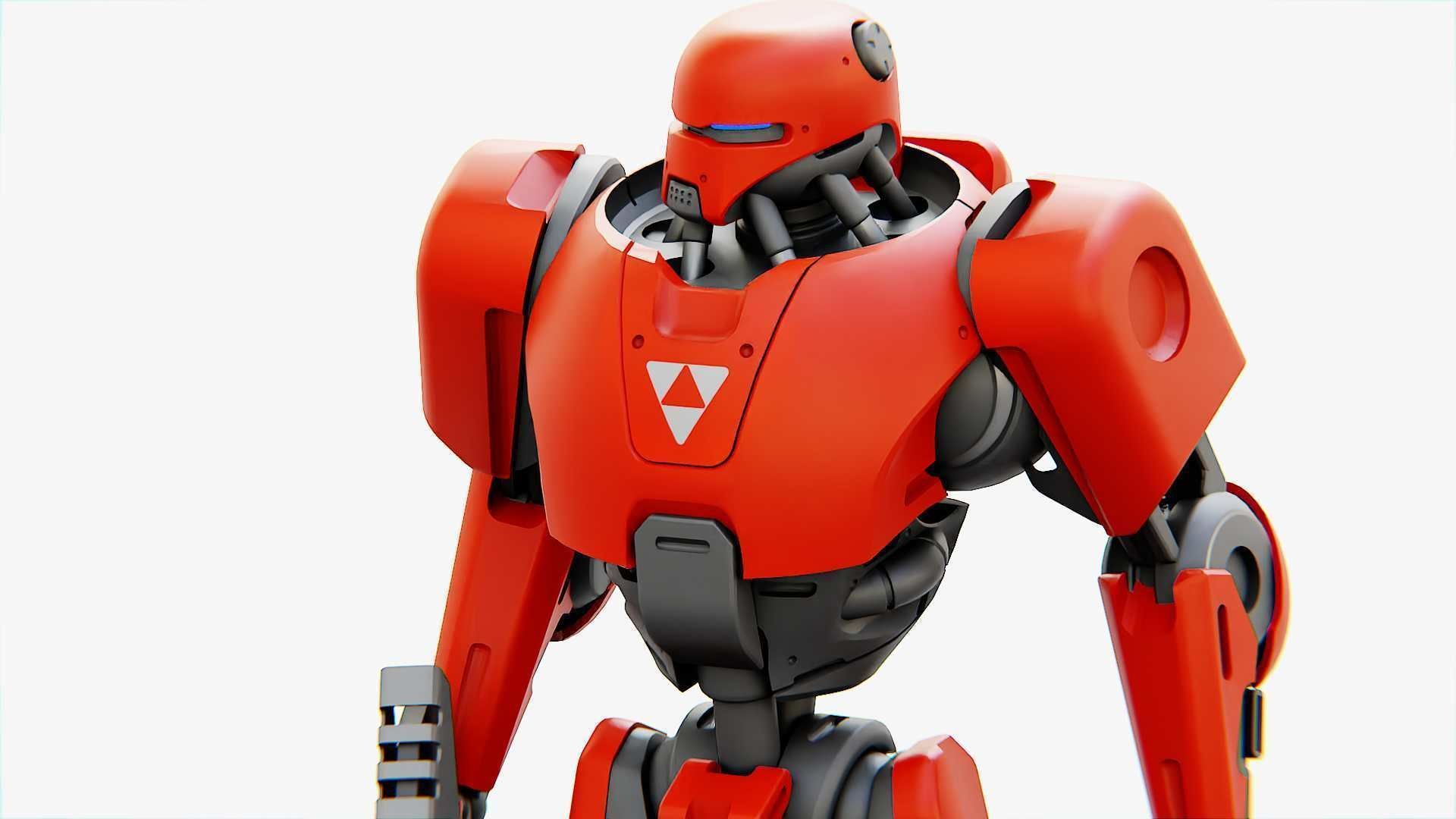 BATTLE DROID ARES Rigged for Unreal Engine - Unity - MIXAMO  3D model_16