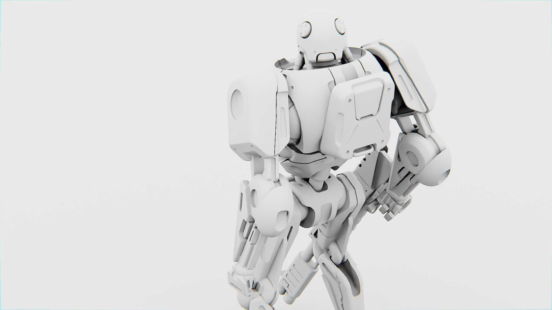 BATTLE DROID ARES Rigged for Unreal Engine - Unity - MIXAMO  3D model_35