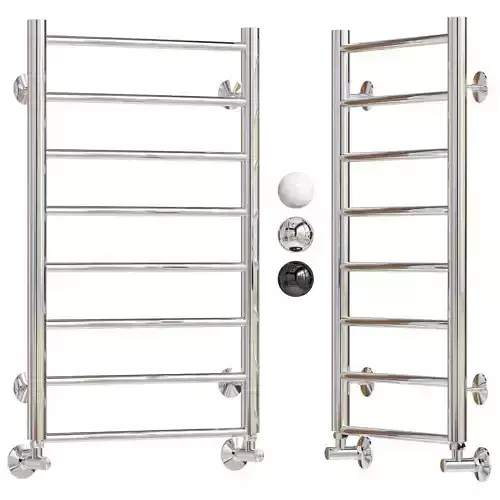 Water heated towel rail Terminus Aurora P8 500x800