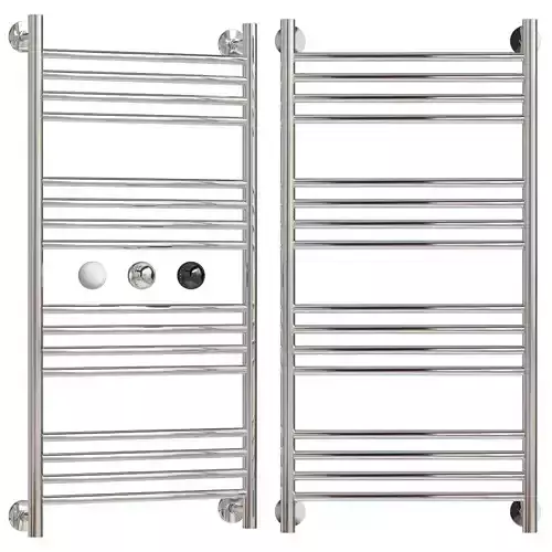 Water heated towel rail Sunerja Boheme 100x50  straight