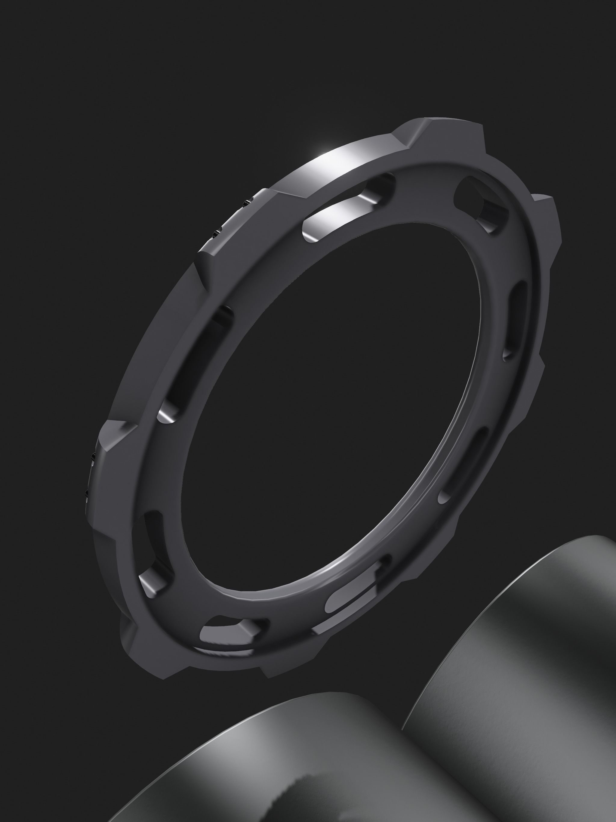 Monoblock Race Wheels Mesh style 4 sizes with extras 3D print model_9