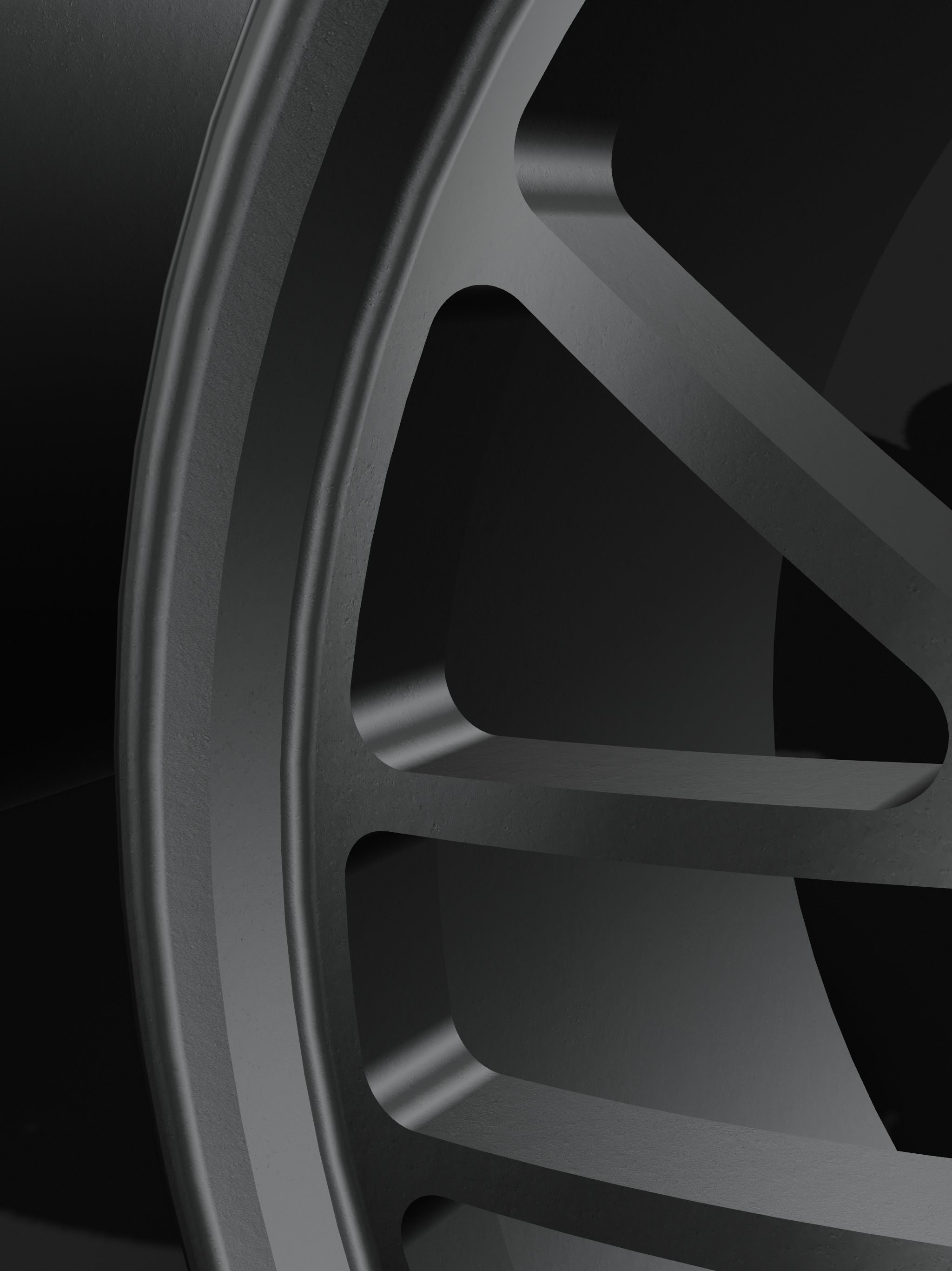 Monoblock Race Wheels Mesh style 4 sizes with extras 3D print model_8