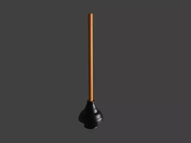 Plunger wooden stick