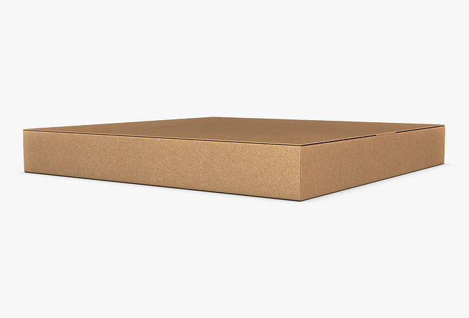 Package Cardboard Box M 3 3D model 2