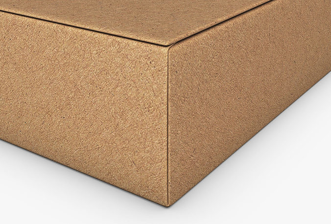 Package Cardboard Box M 3 3D model 7