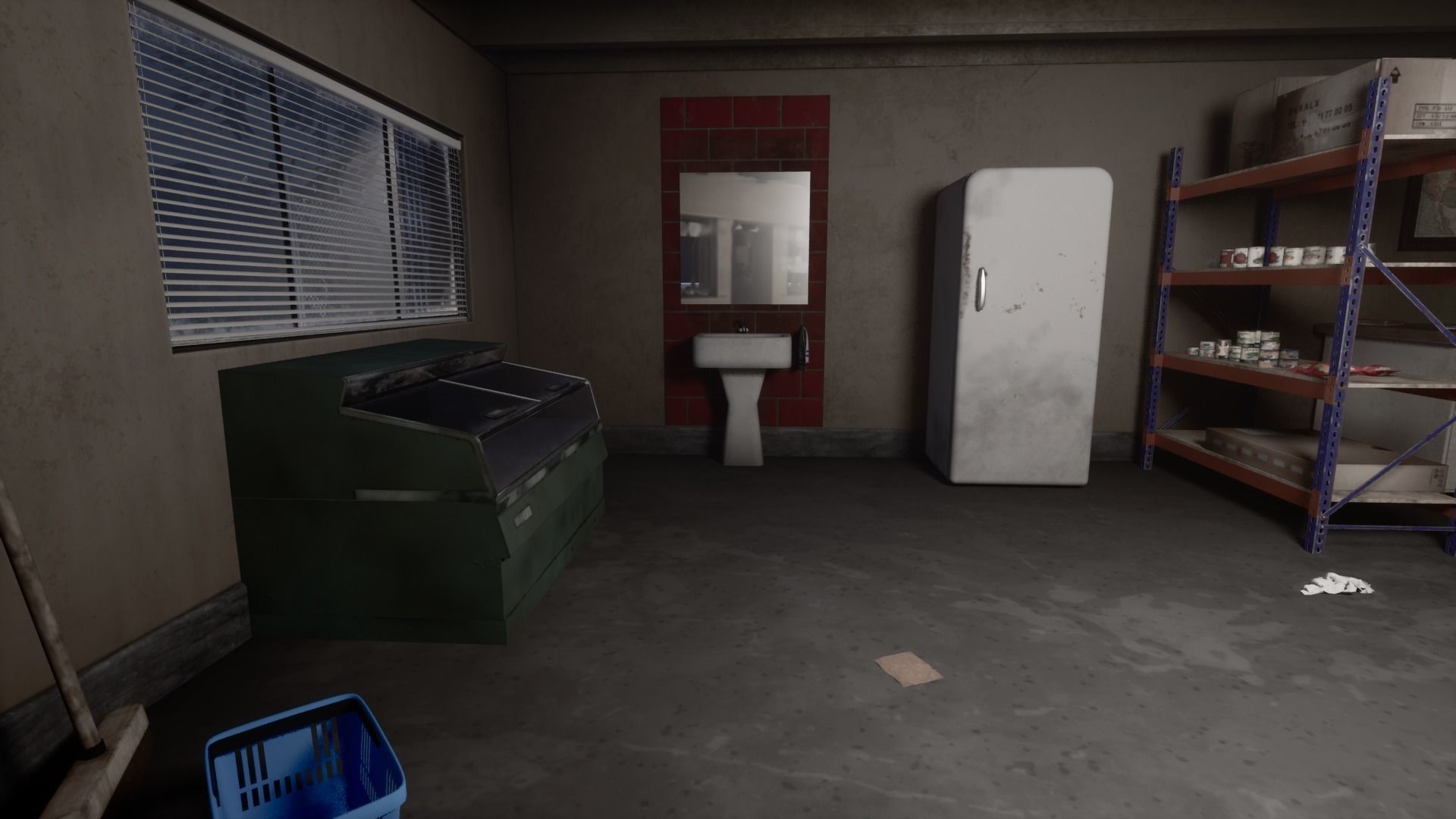 UE5 pack old GasStation complete scene Low-poly 3D model_23