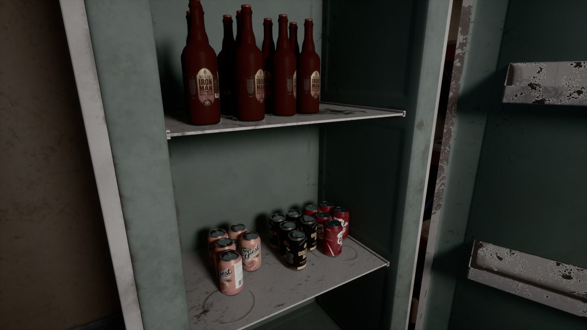 UE5 pack old GasStation complete scene Low-poly 3D model_24