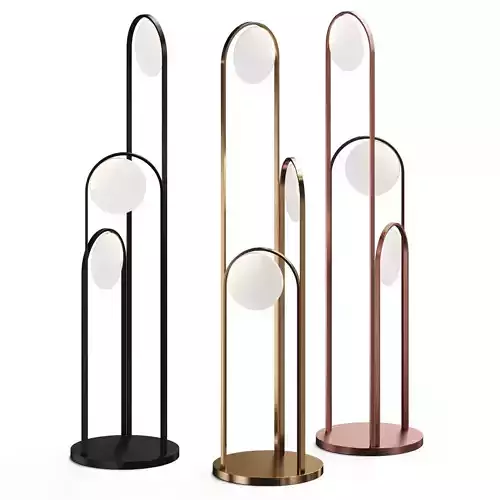 Hollis and Morris Ellipse Floor Lamp