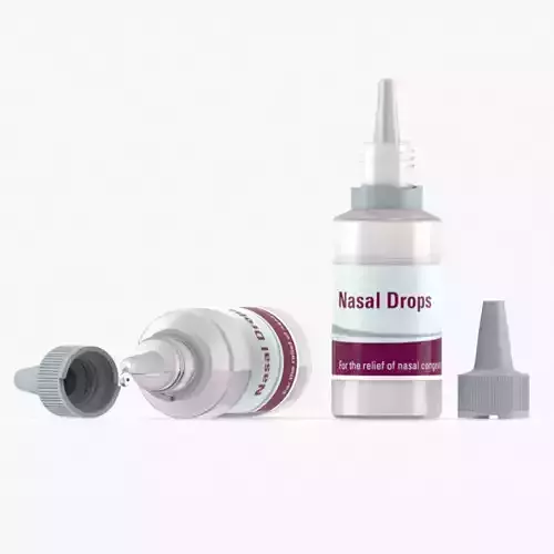 Dropping Bottle Low-poly 3D model