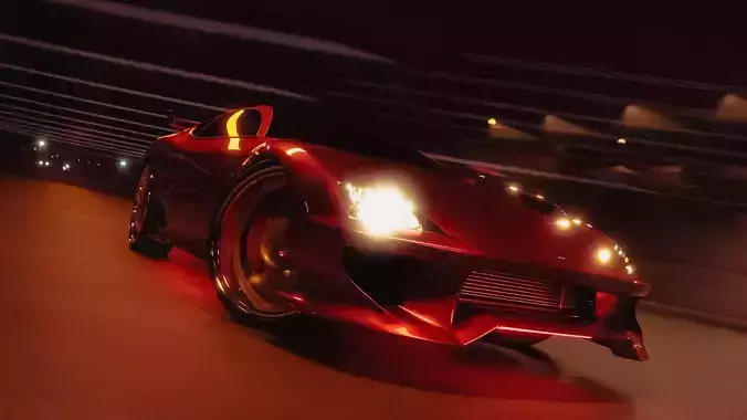 Hot Wheels Seared Tuner 3D model