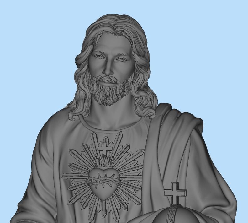 Jesus  3D print model_1